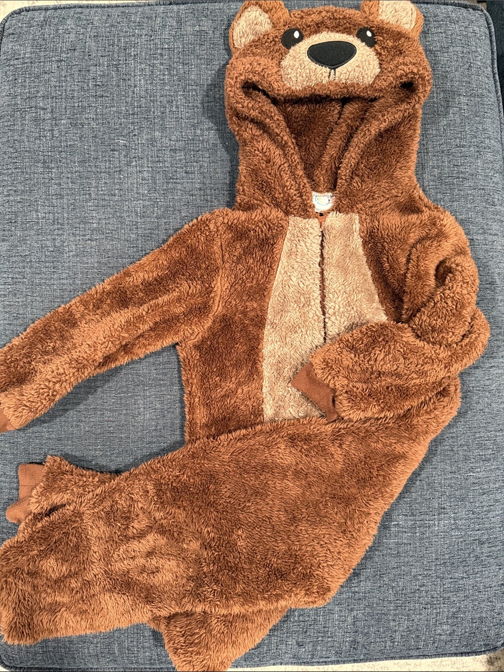 Brown Bear Kids Hooded Costume